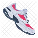 Flat Style Icon Of A Colourful Shoe アイコン