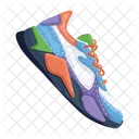 Flat Style Icon Of A Colourful Shoe Icon