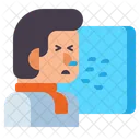 Sneeze Guard Virus Sick Icon