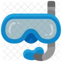 Snorkel Scuba Diving Mask Icon