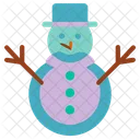 Snowman Christmas Winter Icon