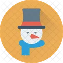 Snowman Christmas Winter Icon