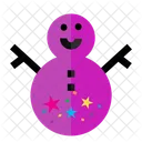 Snowman Christmas Winter Icon