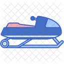 Snowmobile Motor Sled  Icon