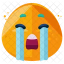 Sobbing Emoji Face Icon