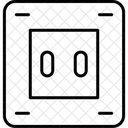 소켓 충전 포인트 전기 아이콘