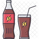 Soda Glass Straw Icon