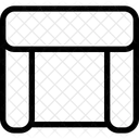소파 싱글 좌석 아이콘