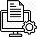 Software Information System Machine Learning Icon