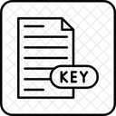 Software License Key File File File Type Icon