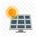 Solar Panel System Symbol