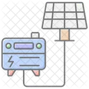 Solar Energy Generator Lineal Color Icon Icon