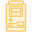 Solar Inverter Duotone Line Icon Icon