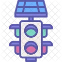 Solar Traffic Light  Icon