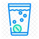 Soluble Water Soluble Water Galss Icon