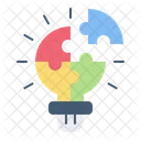 Solution Idea Light Bulb Icon