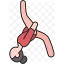 Somersault Acrobatic Flip Icon