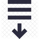 Sorting Alignment Arrow Icon