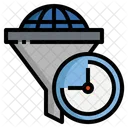 Filter Screening Funnel Icon