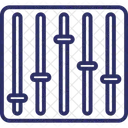 Sound Adjustor Equalizer Parameters Icon