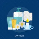 Spa Outils Creme Icône