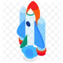 Space Shuttle Spaceship Rocket Icon