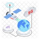 Internet Technology Space Technology Space Station Icon