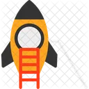 Spaceship Rocket Spacecraft Icon