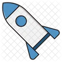 Spaceship Rocket Aircraft Icon