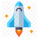 Spaceship Spacecraft Rocket Icon