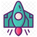 Spaceship Spacecraft Rocket Icon