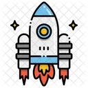 Spaceship Spacecraft Rocket Icon