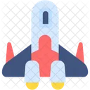 Spaceship Space Exploration Launch Icon