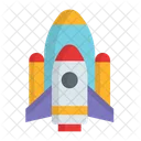 Spacecraft Rocket Spaceship Icon