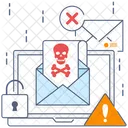 Virus Hoax Email Virus Malware Icon