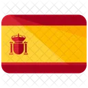 Spanien Flagge Land Symbol