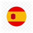 Spanien Landesflagge Flagge Symbol