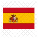 Spanien flagge  Symbol