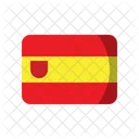 Spanien flagge  Symbol