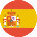 Spanien Flagge Welt Symbol