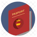 Reisepass Spanien Espana Symbol