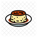 Spanish Flan Cuisine Icon