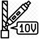 Spannungsprufer Tester Elektrotester Symbol