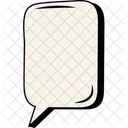 A Classic Empty Speech Bubble Icon