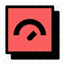 Speed Performance Neubrutalism Icon