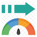 Speed Scale Meter Icon