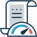 Speedometer Sheet File Icon