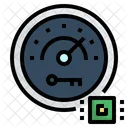 Speedometer Speed Control Icon