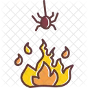 Spider Fire Evil Icon