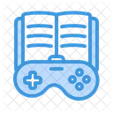 Spiel Lernen Gamepad Buch Symbol